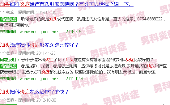 汕头炎症