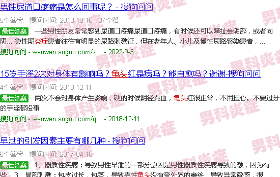 汕头龟头有炎症