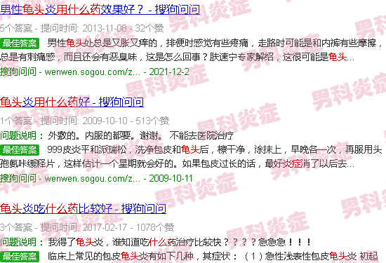 汕头龟头炎症用什么药
