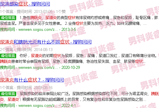 汕头尿道炎膀胱炎症状