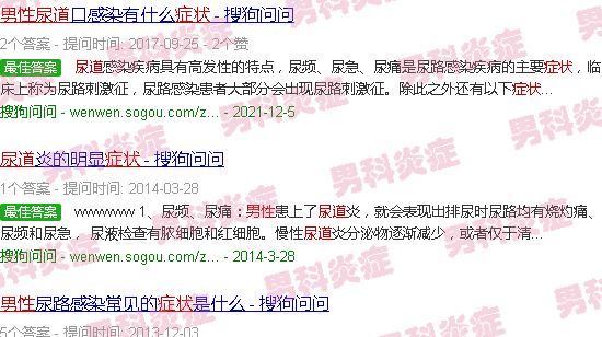 汕头男人尿道发炎症状