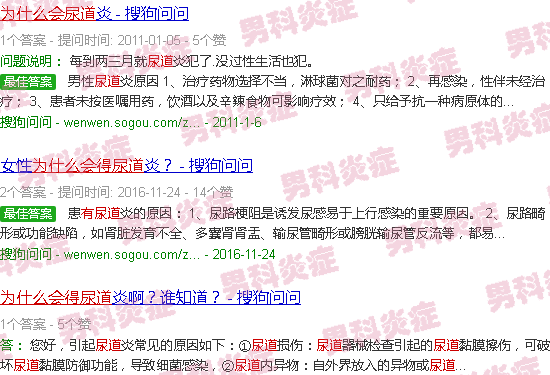 汕头为什么会有尿道炎症
