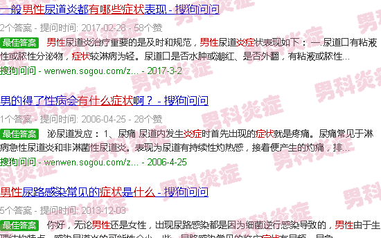 汕头男人有炎症有什么症状