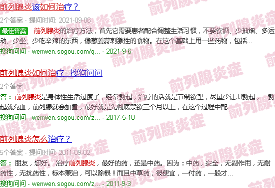 汕头前列腺炎如何根治