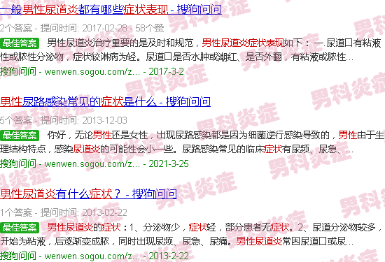 汕头男尿道炎症状表现
