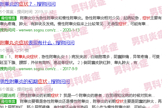 汕头附睾丸炎症状