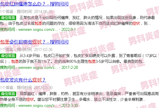 汕头包茎炎症状