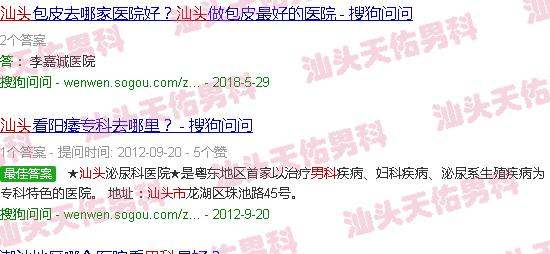 汕头男科在线*