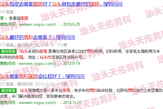 汕头男科医院咨询免费