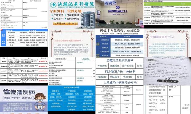 汕头男科性疾病 - 汕头男科疾病种类