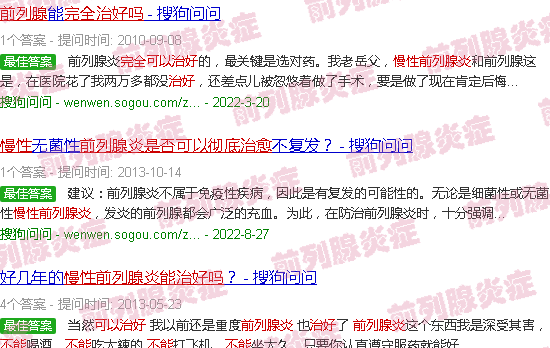 汕头慢性前列腺炎可以*治愈吗