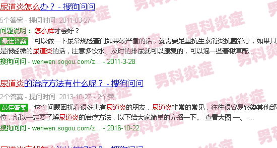 汕头尿道炎症状表现如何*解决