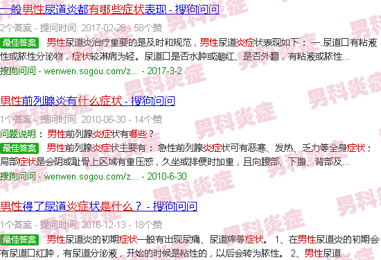 汕头男人炎症是什么症状