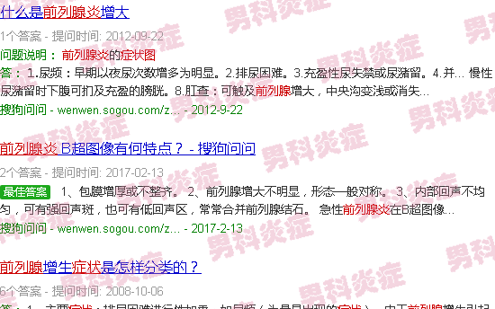 汕头前列腺炎症状图