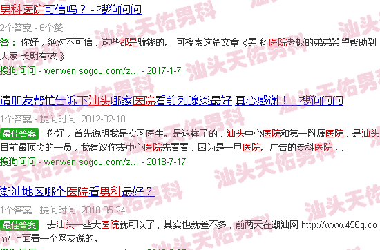 汕头男科医院都是真的吗