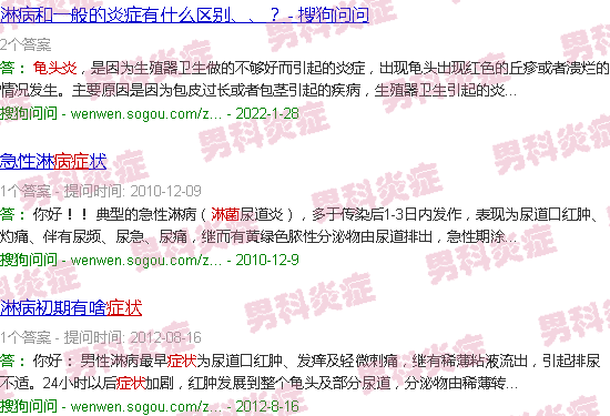 汕头淋菌龟头炎症状