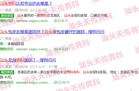 汕头男科*门诊