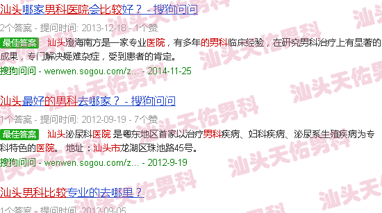 汕头比较*的男科医院