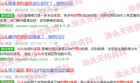 汕头*的男科医院