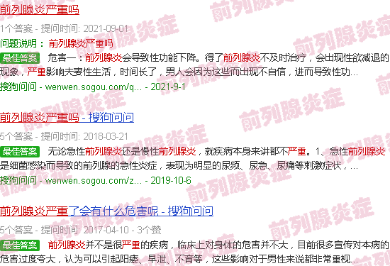 汕头前列腺炎严重吗