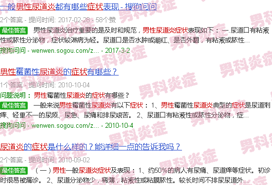 汕头男性尿道炎症状图片