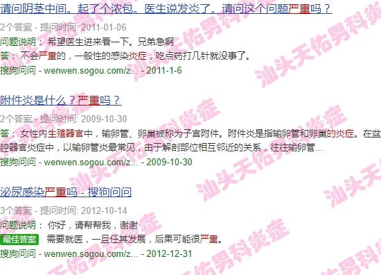 汕头生殖医院 - 汕头生殖器上的炎症严不严重